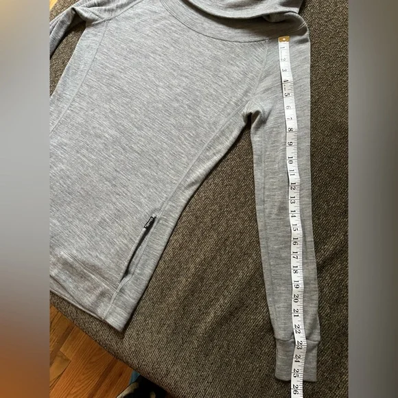 Woolly pro-knit merino wool long sleeve cowl neck tunic top with pockets… - Picture 7 of 16